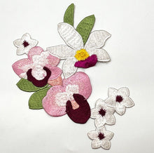 Load image into Gallery viewer, Embroidered Flower Applique Patch
