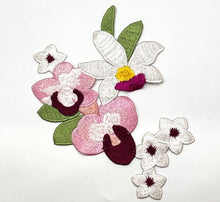 Load image into Gallery viewer, Embroidered Flower Applique Patch
