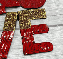 Load image into Gallery viewer, Large cherry Sequin  Applique Patch
