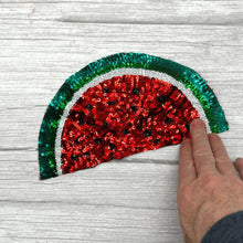 Load image into Gallery viewer, Large Watermelon Sequin Applique Patch
