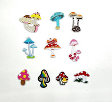 Load image into Gallery viewer, 10 Pieces Children&#39;s Mushroom Applique Patches
