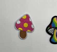 Load image into Gallery viewer, 10 Pieces Children&#39;s Mushroom Applique Patches
