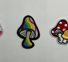 Load image into Gallery viewer, 10 Pieces Children&#39;s Mushroom Applique Patches
