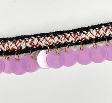 Load image into Gallery viewer, Purple Disc Fringe Fringing
