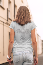 Load image into Gallery viewer, Rhinestone Crystal Hotfix Celtic Cross Diamante Iron On Transfer
