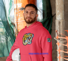 Load image into Gallery viewer, Large 8 Tiger Head Embroidered Applique Patch

