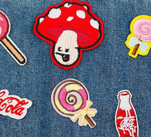 Load image into Gallery viewer, 10 Pieces Children&#39;s Drink Applique Patches
