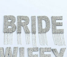 Load image into Gallery viewer, Bride  Rhinestone Bling  Letters Applique Patch
