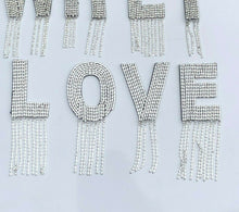 Load image into Gallery viewer, Bride  Rhinestone Bling  Letters Applique Patch
