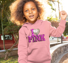 Load image into Gallery viewer, Sequin I  Love Pink Letters Applique Patch
