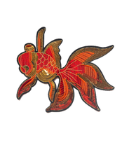 Load image into Gallery viewer, Embroidery and Sequin Koi Fish Applique Patch
