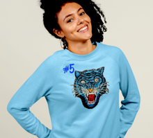 Load image into Gallery viewer, Large Sequin Tiger Head Applique Patch
