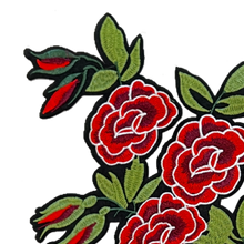 Load image into Gallery viewer, Red Flower  Applique Patch
