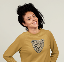 Load image into Gallery viewer, Sequin Leopard Embroidered Head Applique Patch
