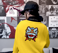 Load image into Gallery viewer, Large Colourful Embroidered Chinese Dragon Appliqué Patch
