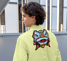 Load image into Gallery viewer, Large Colourful Embroidered Chinese Dragon Appliqué Patch
