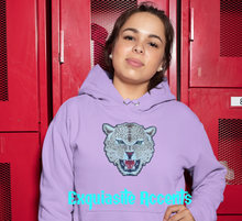 Load image into Gallery viewer, Colourful  Embroidered Leopard Head Applique Patch
