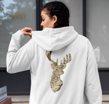 Load image into Gallery viewer, Gold Sequin Deer Applique Patch
