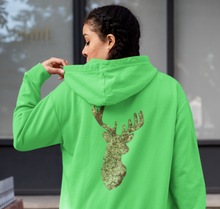 Load image into Gallery viewer, Gold Sequin Deer Applique Patch
