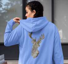 Load image into Gallery viewer, Gold Sequin Deer Applique Patch
